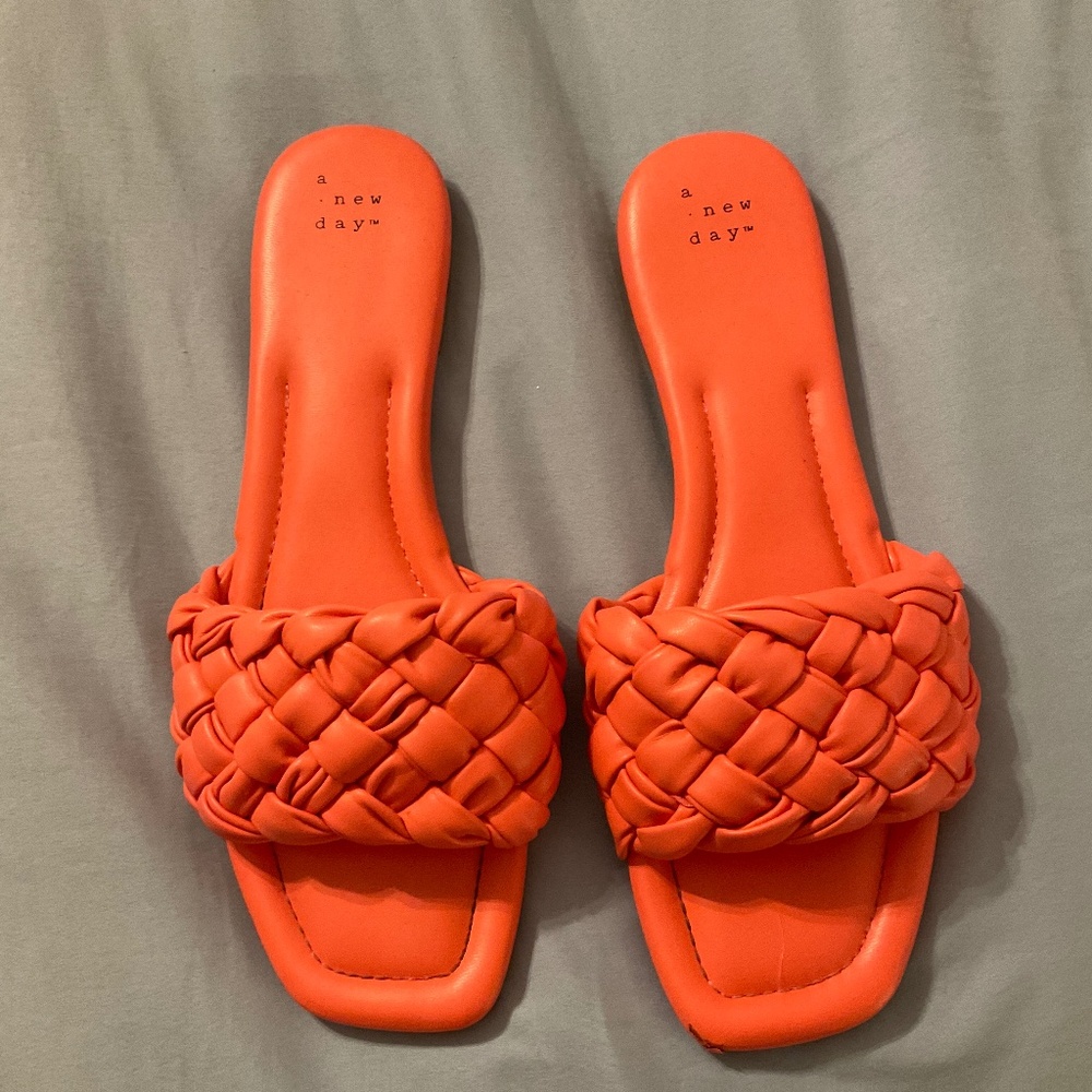 A New Day, woven sandals, Pink size 10